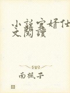 小说官婿仕途全文阅读