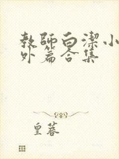 教师白洁小说番外篇合集封面