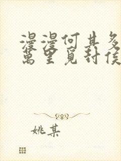 漫漫何其多当年万里觅封侯免费阅读