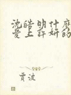 沈皓明什么时候爱上许妍的封面