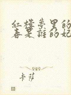 红楼梦里的贾元春是谁的妃子