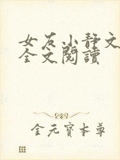 女友小静文小说全文阅读