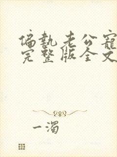 偏执老公宠上天完整版全文免费阅读