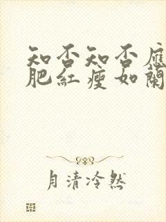 知否知否应是绿肥红瘦如兰嫁给了谁