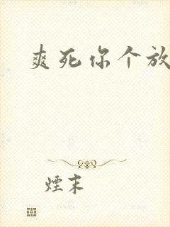 爽死你个放荡小