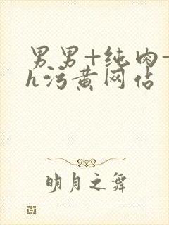 男男+纯肉+高h污黄网站