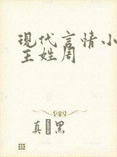 现代言情小说男主姓周