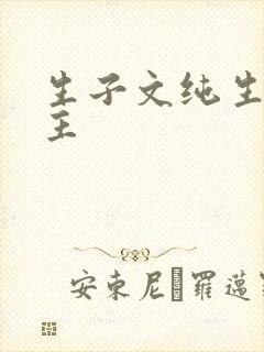 生子文纯生双男主