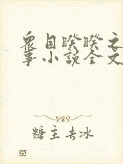 众目睽睽之下的事小说全文免费阅读