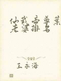 仙武帝尊叶辰的老婆排名