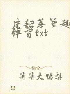 度韶华笔趣阁无弹窗txt