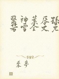 医神叶辰孙怡夏若雪全文免费阅读