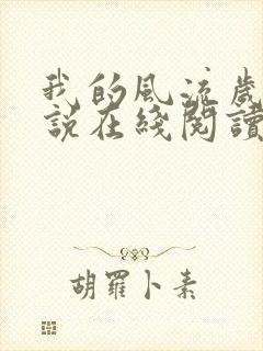 我的风流岁月小说在线阅读封面