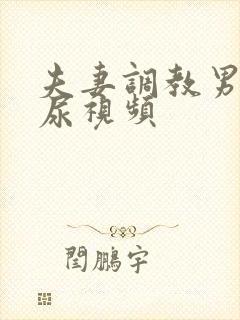 夫妻调教男奴喝尿视频封面