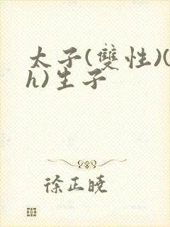 太子(双性)(h)生子
