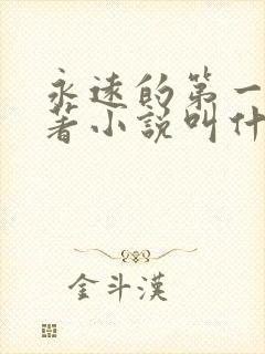 永远的第一名原著小说叫什么