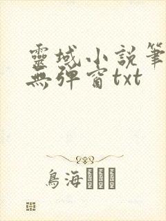 灵域小说笔趣阁无弹窗txt