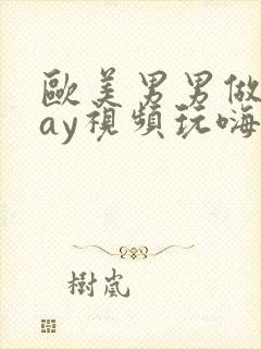 欧美男男做爰gay视频玩嗨