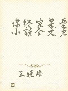 你终究是爱我的小说全文免费阅读