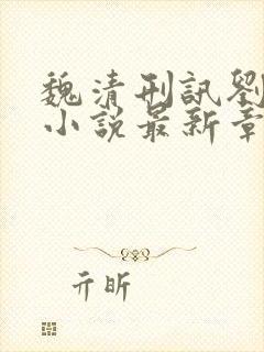 魏清刑讯刘惜芬小说最新章节更新时封面