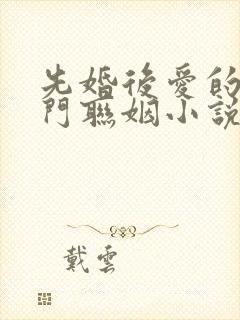 先婚后爱的双豪门联姻小说甜宠文