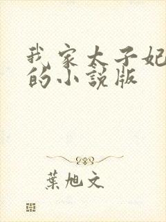 我家太子妃超凶的小说版