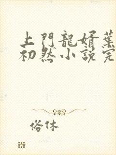 上门龙婿叶辰萧初然小说完结版