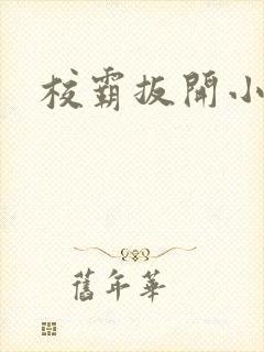 校霸扳开小班长