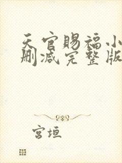 天官赐福小说无删减完整版在线阅读