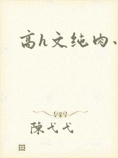高h文纯肉小说