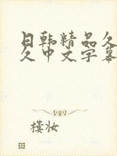 日韩精品久久久久中文字幕