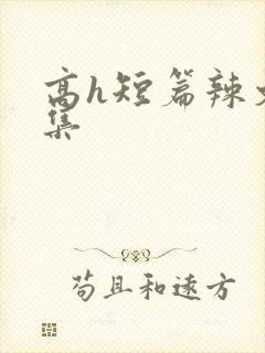 高h短篇辣文合集