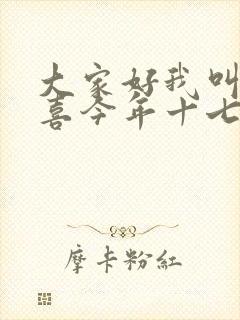 大家好我叫林小喜今年十七岁了封面