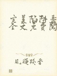 完美陷阱番外篇全文免费阅读下载