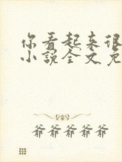 你看起来很好亲小说全文免费阅读