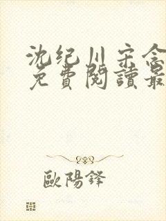 沈纪川宋念小说免费阅读最新章节封面