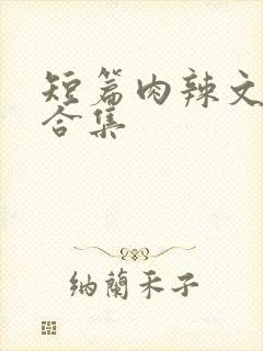 短篇肉辣文小说合集