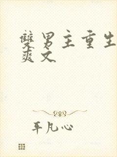 双男主重生打脸爽文