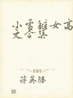 小处雏女高辣h文合集