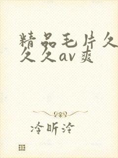 精品毛片久久久久久av爽