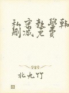 私密教学韩漫无删减免费封面
