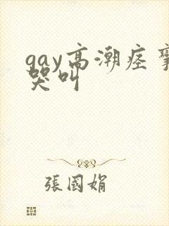 gay高潮痉挛哭叫