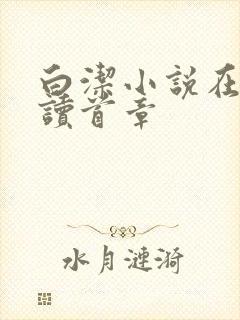 白洁小说在线阅读首章