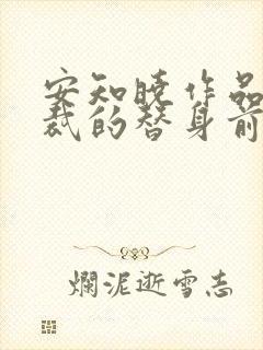 安知晓作品:总裁的替身前妻全本