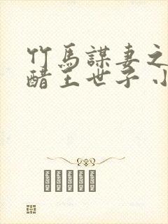 竹马谋妻之误惹醋王世子 小说