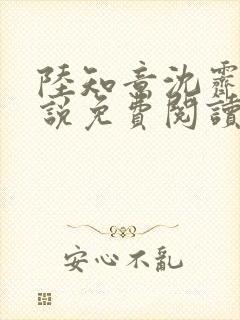 陆知意沈霁川小说免费阅读