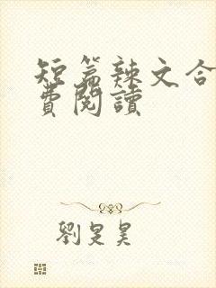 短篇辣文合集免费阅读