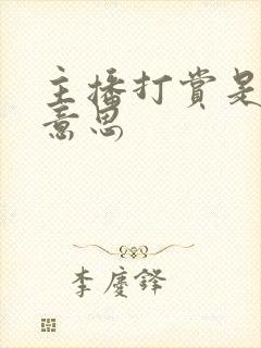 主播打赏是什么意思