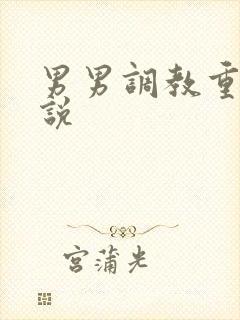 男男调教重口小说