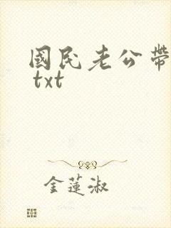 国民老公带回家 txt封面